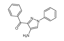 (4-amino-1-phenylpyrazol-3-yl)-phenylmethanone结构式