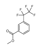 methyl 3-(1,1,2,2,2-pentafluoroethyl)benzoate Structure