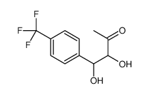 3,4-dihydroxy-4-[4-(trifluoromethyl)phenyl]butan-2-one结构式