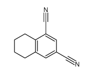 5,6,7,8-tetrahydronaphthalene-1,3-dicarbonitrile结构式