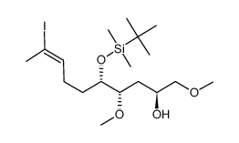 (E)-(2S,4S,5S)-5-(tert-Butyl-dimethyl-silanyloxy)-9-iodo-1,4-dimethoxy-dec-8-en-2-ol Structure