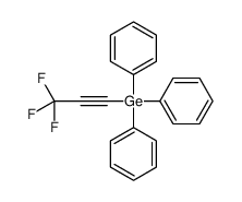 triphenyl(3,3,3-trifluoroprop-1-ynyl)germane结构式