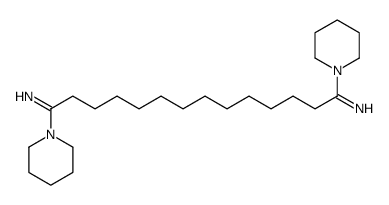 1,14-di(piperidin-1-yl)tetradecane-1,14-diimine Structure