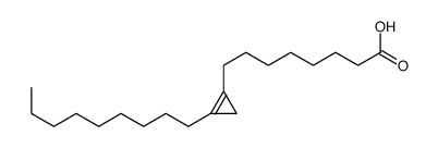 8-(2-nonylcyclopropen-1-yl)octanoic acid Structure