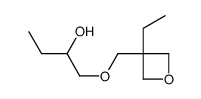 1-[(3-ethyloxetan-3-yl)methoxy]butan-2-ol结构式