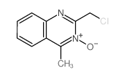 2-(Chloromethyl)-4-methyl-2,3-dihydroquinazoline 3-oxide结构式