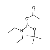 acetyl tert-butyl diethylphosphoramidite结构式