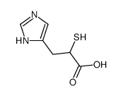 3-(1H-imidazol-5-yl)-2-sulfanylpropanoic acid结构式