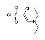 2-chloro-2-dichlorophosphoryl-N,N-diethylethenamine结构式