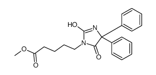 methyl 5-(2,5-dioxo-4,4-diphenylimidazolidin-1-yl)pentanoate Structure