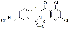 Ethanone,1-(2,4-dichlorophenyl)-2-(1H-imidazol-1-yl)-2-(4-methylphenoxy)-,monohydrochloride (9CI)结构式