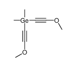 bis(2-methoxyethynyl)-dimethylgermane结构式