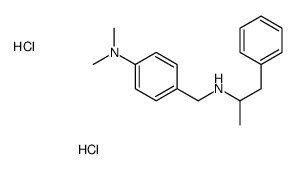 N,N-dimethyl-4-[(1-phenylpropan-2-ylamino)methyl]aniline,dihydrochloride结构式