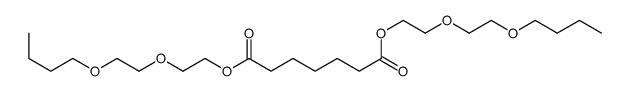 bis[2-(2-butoxyethoxy)ethyl] heptanedioate结构式