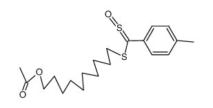 (E + Z)10-Acetoxydecyl-p-tolylsulfin Structure