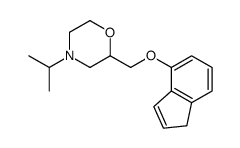 2-(1H-inden-4-yloxymethyl)-4-propan-2-ylmorpholine Structure