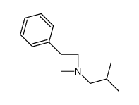 1-(2-methylpropyl)-3-phenylazetidine Structure