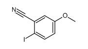 2-Iodo-5-methoxybenzonitrile结构式