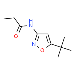 N-(5-tert-Butyl-1,2-oxazol-3-yl)propanamide Structure