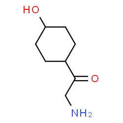 Ethanone, 2-amino-1-(4-hydroxycyclohexyl)-, cis- (9CI)结构式