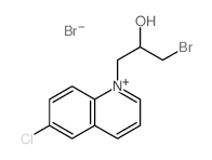1-bromo-3-(6-chloroquinolin-1-yl)propan-2-ol结构式