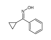 Cyclopropyl phenyl ketoxime Structure