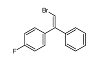 2-bromo-1-(4-fluoro-phenyl)-1-phenyl-ethene结构式