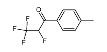 1-Propanone, 2,3,3,3-tetrafluoro-1-(4-methylphenyl)- (9CI) Structure