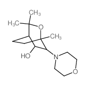 1,8,8-trimethyl-6-morpholin-4-yl-7-oxabicyclo[2.2.2]octan-5-ol structure