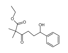 ethyl 6-hydroxy-6-phenyl-2,2-dimethyl-3-oxo-hexanoate结构式