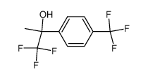 1,1,1-trifluoro-2-(4-(trifluoromethyl)phenyl)propan-2-ol Structure