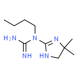 Guanidine, N-butyl-N-(4,5-dihydro-4,4-dimethyl-1H-imidazol-2-yl)- (9CI)结构式