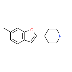 Piperidine, 1-methyl-4-(6-methyl-2-benzofuranyl)- (9CI)结构式