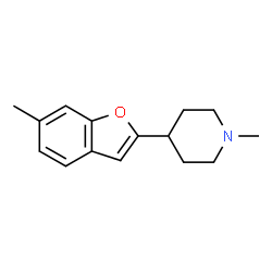 Piperidine, 1-methyl-4-(6-methyl-2-benzofuranyl)- (9CI) structure