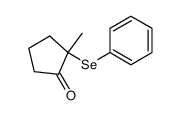 2-methyl-2-(phenylseleno)cyclopentanone结构式