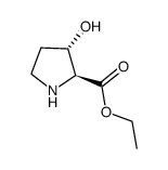 L-Proline, 3-hydroxy-, ethyl ester, (3S)- (9CI) picture