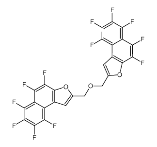 di-(4,5,6,7,8,9-hexafluoronaphtho[2,1-b]furan-2-yl methyl) ether结构式