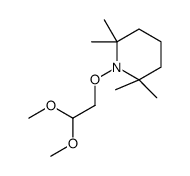 1-(2,2-dimethoxyethoxy)-2,2,6,6-tetramethylpiperidine结构式