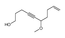 6-methoxydec-9-en-4-yn-1-ol结构式