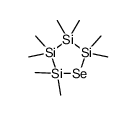 2,2,3,3,4,4,5,5-octamethylselenatetrasilolane Structure