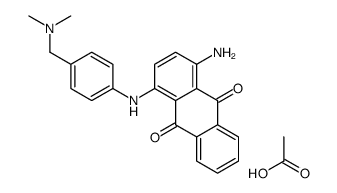 1-amino-4-[[4-[(dimethylamino)methyl]phenyl]amino]anthraquinone, compound with acetic acid (1:1) picture