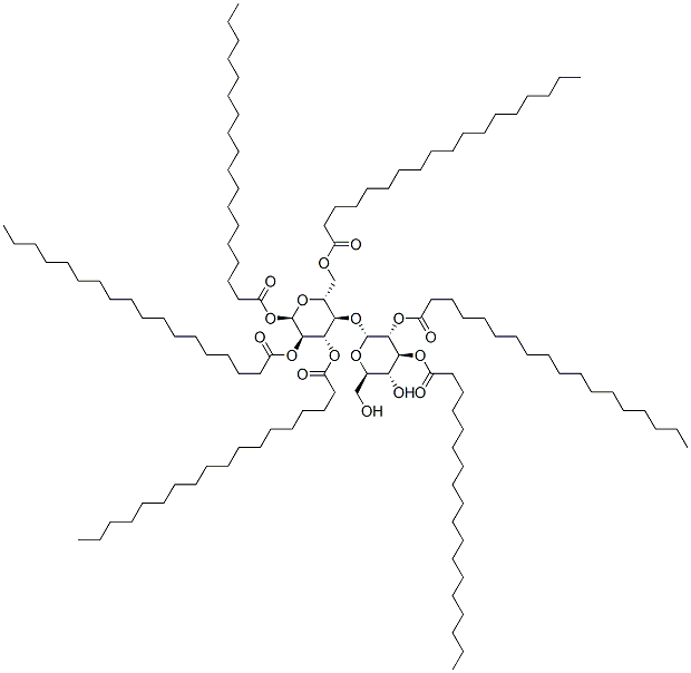 maltose hexastearate Structure