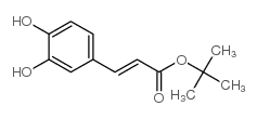 E-Caffeic acid-t-butyl ester structure