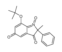 7-(tert-butoxy)-2-methyl-3,5-dioxo-2-phenyl-3,5-dihydro-2H-indole 1-oxide Structure
