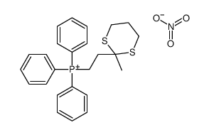 2-(2-methyl-1,3-dithian-2-yl)ethyl-triphenylphosphanium,nitrate结构式