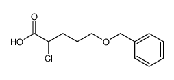 5-benzyloxy-2-chloro-pentanoic acid Structure