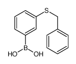 (3-(Benzylthio)phenyl)boronic acid structure