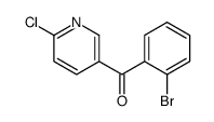 (2-bromophenyl)-(6-chloropyridin-3-yl)methanone Structure