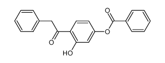 4-benzoyloxy-2-hydroxy-deoxybenzoin结构式