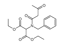 diethyl 2-[benzyl(3-oxobutanoyl)amino]propanedioate Structure